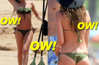Abbey Clancy Shows Off Her Bikini Body In Maui