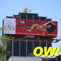 Abigail Ratchford Causes Hollywood Traffic Jams With Her Billboard for 138 Water