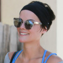 Actress Jamie Alexander leaves a Boxing Class