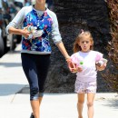 Alessandra Ambrosio & Daughter Anja Out And About In Brentwood
