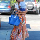 Alessandra Ambrosio Takes Her Kids Out For A Frozen Treat