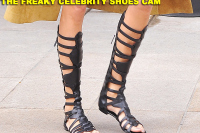 WARSAW: Anja Rubik Catwalks Out Of Hotel Bristol With Her Dog Charlie