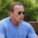 Arnold Schwarzenegger Rides A Monster-Wheeled Bike With Girlfriend Heather Milligan