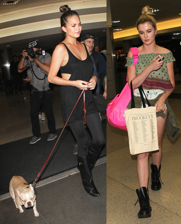 Chrissy Teigen and Ireland Baldwin