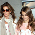 Cindy Crawford Catwalks Through LAX With Future Supermodel-Daughter Kaia