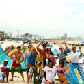 Claudia Romani & Kevin Gleizes Support Guiness World Record Kiteboarder Rimas Kinka