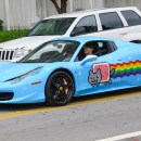 Deadmau5 Showing Off His Custom Ferrari In Miami