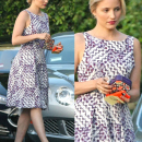 Exclusive... Dianna Agron Out For Dinner With A Mystery Man