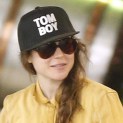 Ellen Page Cruises Around The Grove With Her New Scissor-Buddy
