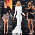 Francisca Urio, Nicola Peltz, Franziska Czurratis at “Transformers”