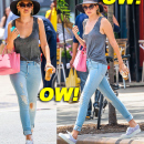 Gigi Hadid Stops For An Iced Coffee In New York