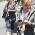 Did Hilary Duff Break Rule #1 While On Her Dog Walk?