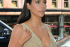 Kim Kardashian Photographed Getting Out Of Her SUV In NYC