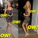 Kimberley Garner is All Smiles at LCM s/s 2015: Velsvoir presentation