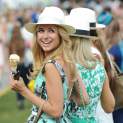 Kimberley Garner Gets Leggy For Polo in the Park in London! OW!