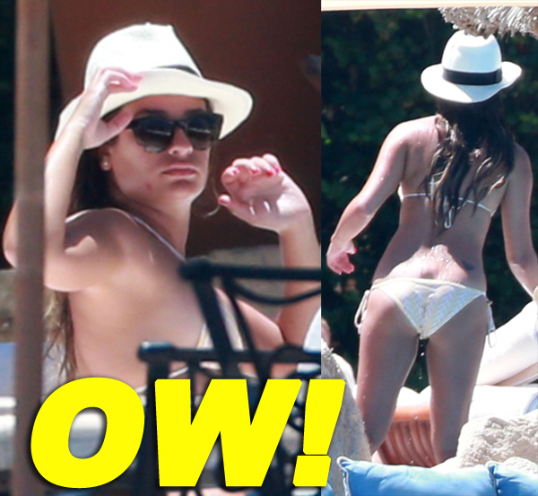 Exclusive... Lea Michele Shows Off Her Bikini Body In Cabo