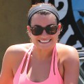 Lea Michele Is Today’s Parking Lot Catwalker!