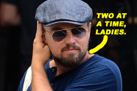 NYC: Leonardo DiCaprio Cruises Around SoHo With A Friend; Is He On The Phone With Adriana Lima? Hmm…