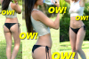 Lisa Opie Does Sexy Yoga In A Park In Miami