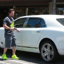 Exclusive... Mark Wahlberg Shows Off His New Ride In Beverly Hills
