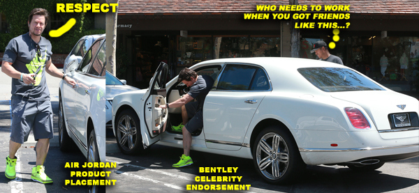 Exclusive... Mark Wahlberg Shows Off His New Ride In Beverly Hills