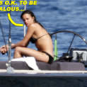 ITALY: Michelle Rodriguez Enjoys Another Luxurious Vacation in Sardinia