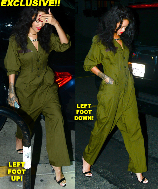 Rihanna visits Il Ristorante di Giorgio Baldi