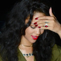 BREAKING! Rihanna Goes Up AND Down Santa Monica Curb; Favors Left Foot First!!