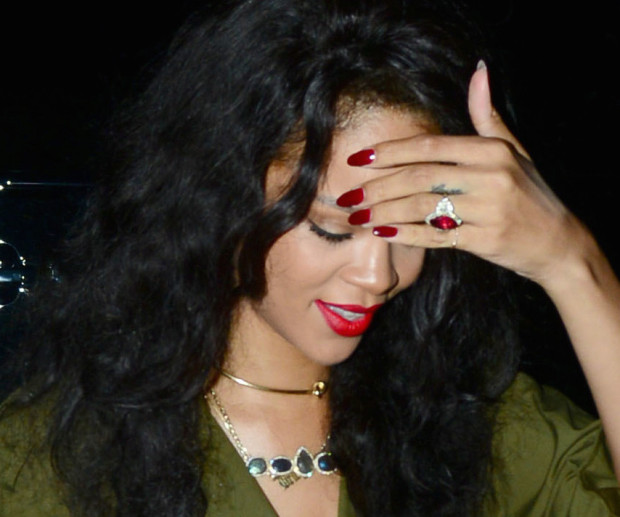 Rihanna visits Il Ristorante di Giorgio Baldi