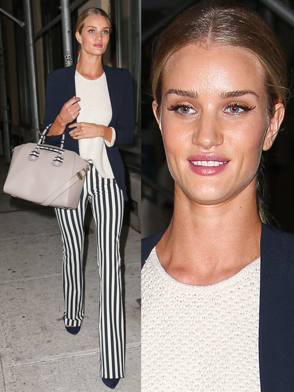 Rosie Huntington-Whiteley Leaving A Meeting In New York