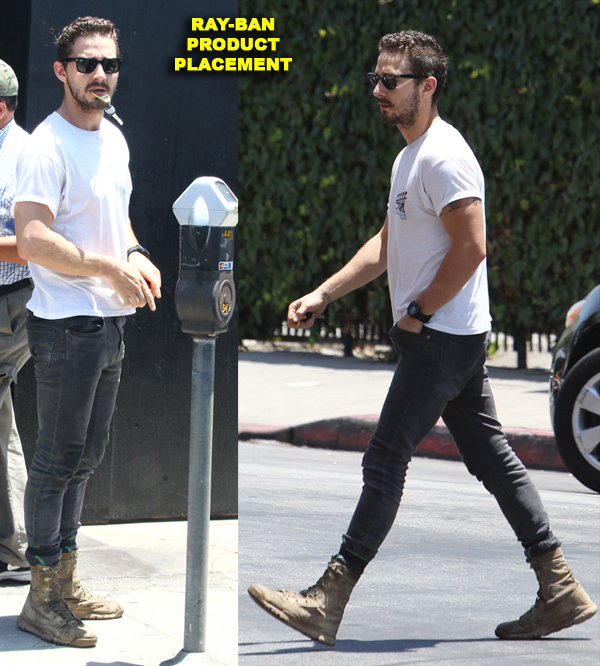 Shia LaBeouf Running Errands In Los Angeles