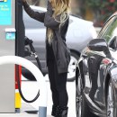 Shy Vanessa Hudgens Getting Gas In Studio City