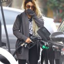 Shy Vanessa Hudgens Getting Gas In Studio City
