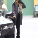 Shy Vanessa Hudgens Getting Gas In Studio City