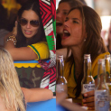 Adriana Lima & Alessandra Ambrosio Watch Brazil vs. Germany