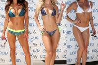 Arianny Celeste, Carly Baker, Rachelle Leah at UFC Pool Party