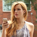 BREAKING!! Bella Thorne Takes A Selfie After Getting Coffee!