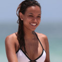 MIAMI: Chris Brown’s On-Off Plaything Karrueche Tran Shows Off Her Bikini Body