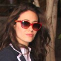 Emmy Rossum Works Her Style While Catwalking Around in L.A.