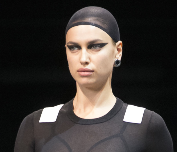 Irina Shayk - At the Givenchy Fashion Show in Paris adds---6fsa