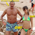 Jeff Goldblum & Emilie Livingston Enjoying Maui Vacation