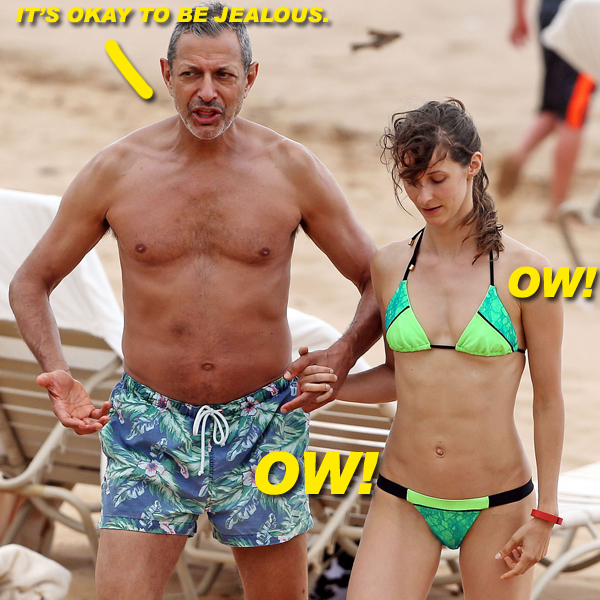 Jeff Goldblum, Emilie Livingston