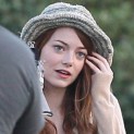 Joaquin Phoenix & Emma Stone On Set Of Upcoming Woody Allen Film