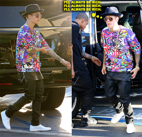 Justin Bieber Shops At Whole Foods