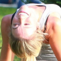 ‘Public Morals’ Actress Katrina Bowden Shows Off Her Flexibility On A Shoot in NYC