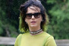 Fashion Crack News: Katy Perry Catwalks Around in a Sheer Green Dress