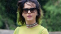 Fashion Crack News: Katy Perry Catwalks Around in a Sheer Green Dress