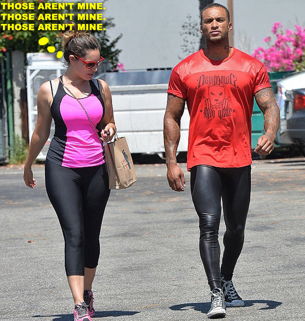 Kelly Brook - booty in tights, out in West Hollywood  adds----3-28917