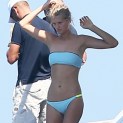 Leonardo DiCaprio & Girlfriend Toni Garrn Enjoy The Yacht Life