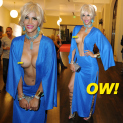 Micaela Schaefer Suffers Wardrobe Malfunction at MBFW Berlin